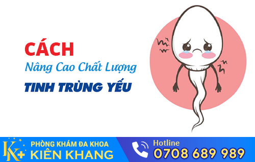 Cách nâng cao chất lượng tinh trùng yếu