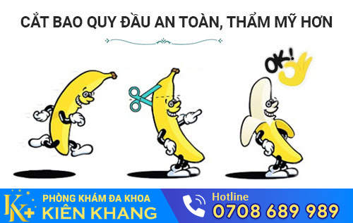 Cắt bao quy đầu bằng kỹ thuật hiện đại