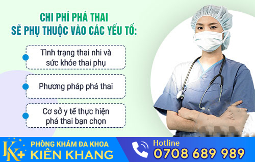 Chi phí phá thai 1 tháng, 2 tháng, 3 tháng