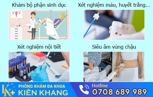 Các hạng mục khám phụ khoa tổng quát