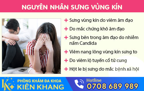 Nguyên nhân sưng vùng kín