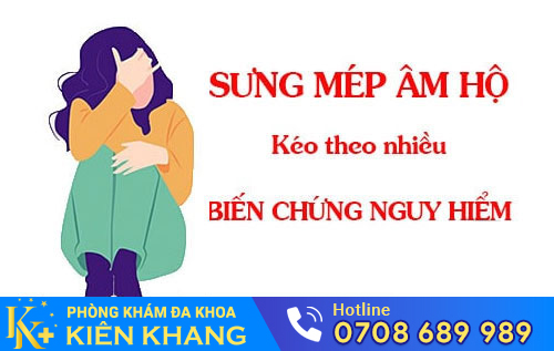 tác hại của sưng mép âm hộ